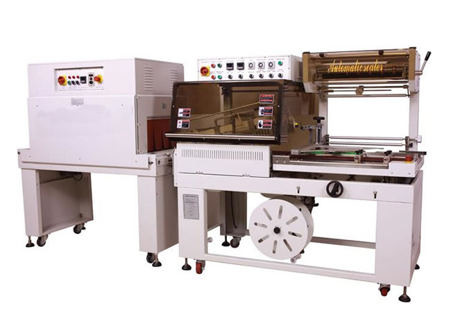 Automatic "L" type sealing-cutting machine and shrink packing machine